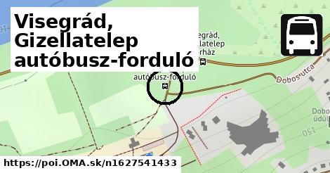 Visegrád, Gizellatelep autóbusz-forduló