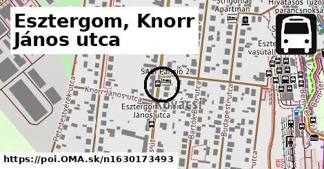 Esztergom, Knorr János utca