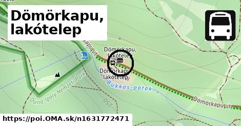 Dömörkapu, lakótelep