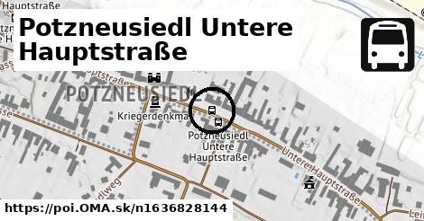 Potzneusiedl Untere Hauptstraße