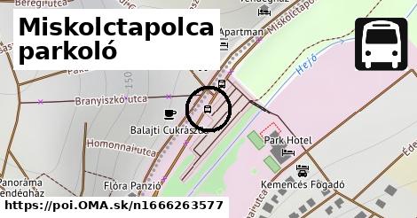 Miskolctapolca parkoló