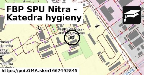 FBP SPU Nitra - Katedra hygieny