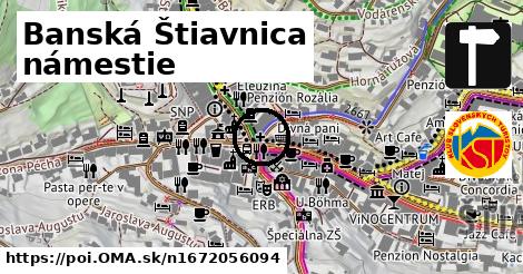 Banská Štiavnica námestie