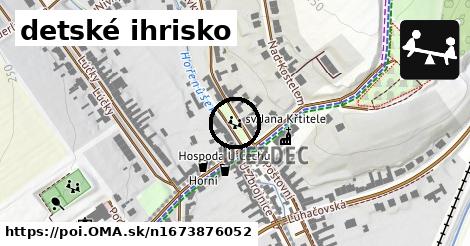 detské ihrisko