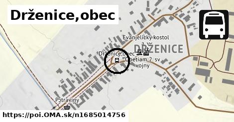 Drženice,obec