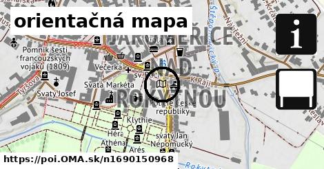 orientačná mapa