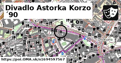 Divadlo Astorka Korzo ´90