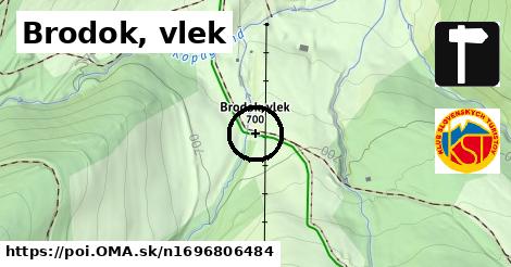 Brodok, vlek