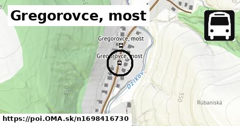 Gregorovce, most