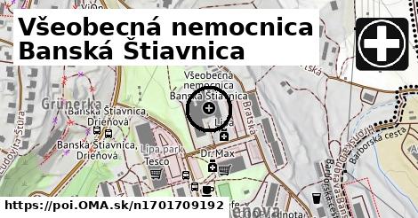 Všeobecná nemocnica Banská Štiavnica