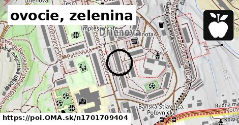 ovocie, zelenina