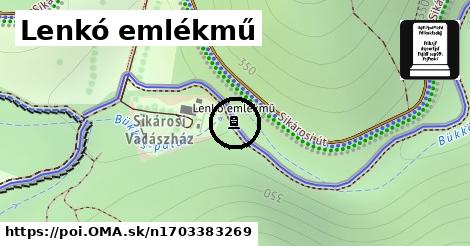 Lenkó emlékmű