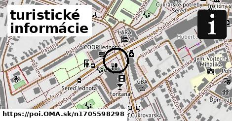 turistické informácie