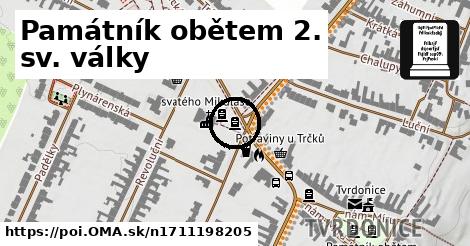 Památník obětem 2. sv. války