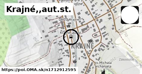 Krajné,,aut.st.