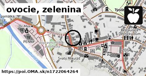 ovocie, zelenina