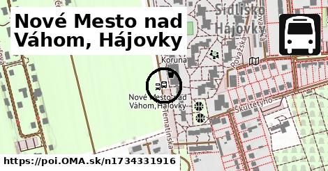 Nové Mesto nad Váhom, Hájovky