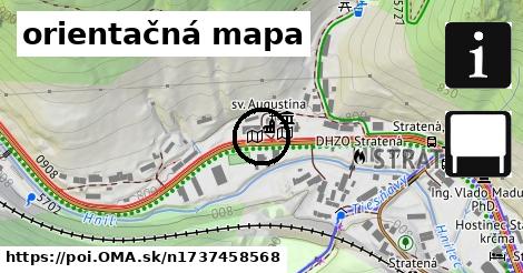 orientačná mapa