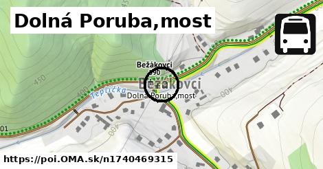 Dolná Poruba,most