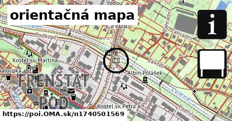 orientačná mapa