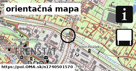 orientačná mapa