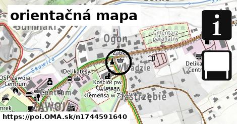 orientačná mapa