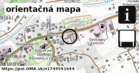 orientačná mapa