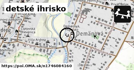 detské ihrisko