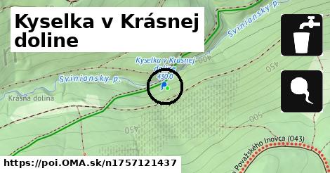 Kyselka v Krásnej doline