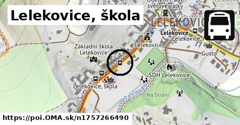 Lelekovice, škola