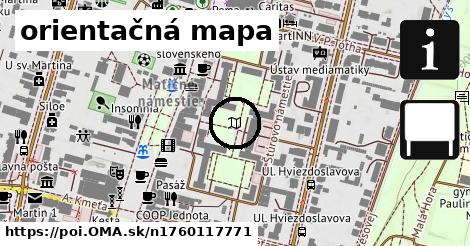 orientačná mapa