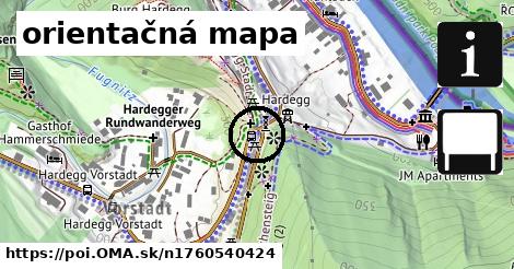 orientačná mapa