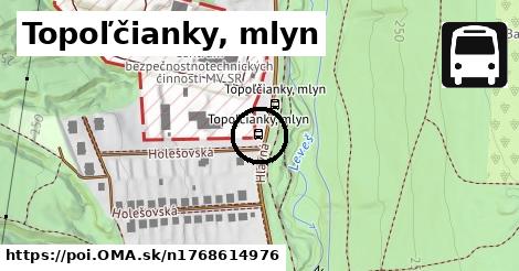 Topoľčianky, mlyn