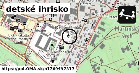 detské ihrisko