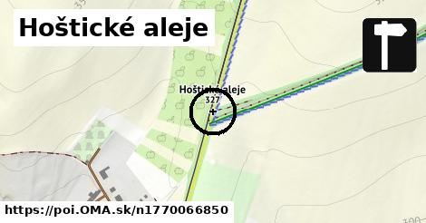 Hoštické aleje