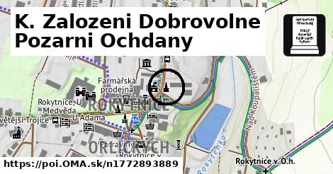 K. Zalozeni Dobrovolne Pozarni Ochdany