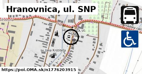 Hranovnica, ul. SNP