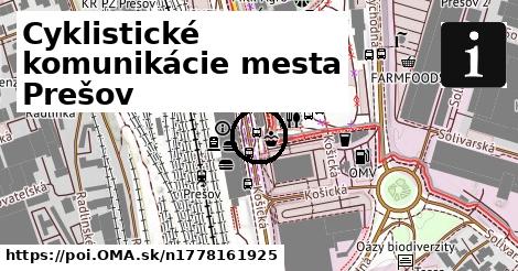 Cyklistické komunikácie mesta Prešov