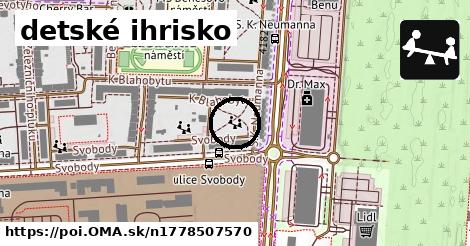 detské ihrisko