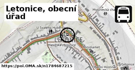 Letonice, obecní úřad