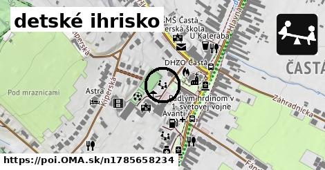 detské ihrisko