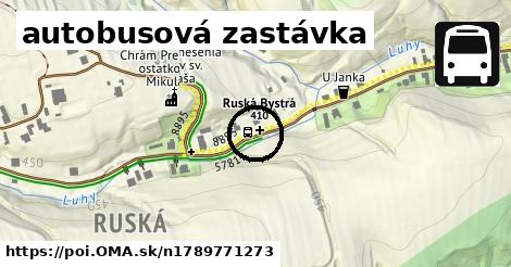 autobusová zastávka