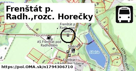 Frenštát p. Radh.,rozc. Horečky