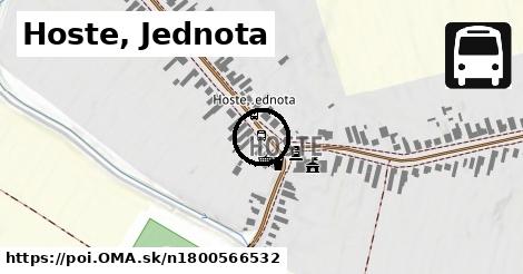 Hoste, Jednota