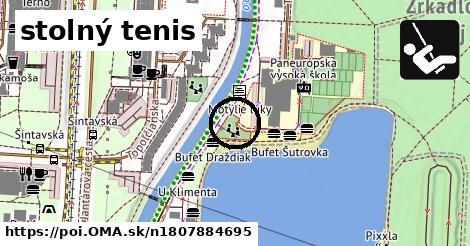 stolný tenis