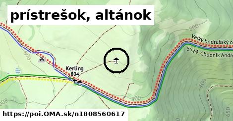 prístrešok, altánok