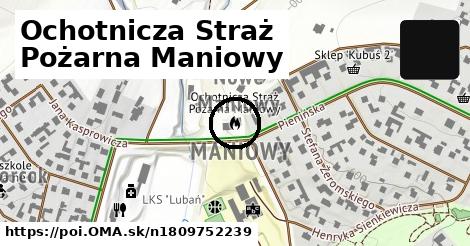 Ochotnicza Straż Pożarna Maniowy