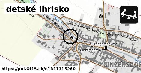 detské ihrisko