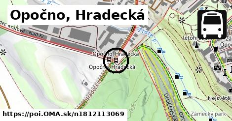 Opočno, Hradecká