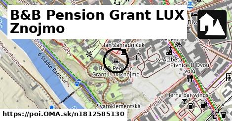 B&B Pension Grant LUX Znojmo